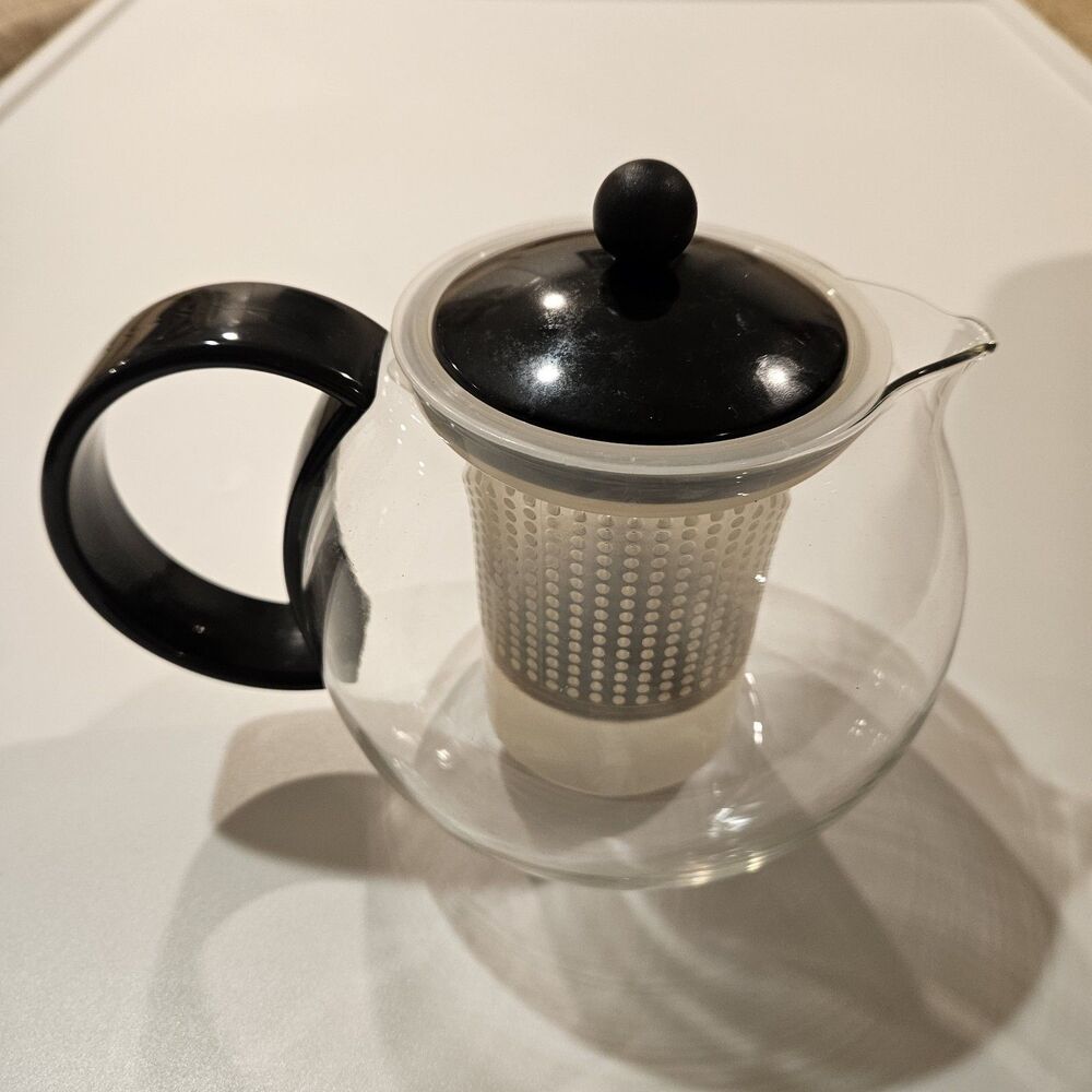 BODUM Glass Press Tea Pot Infuser, 4 Cups, Made In Germany